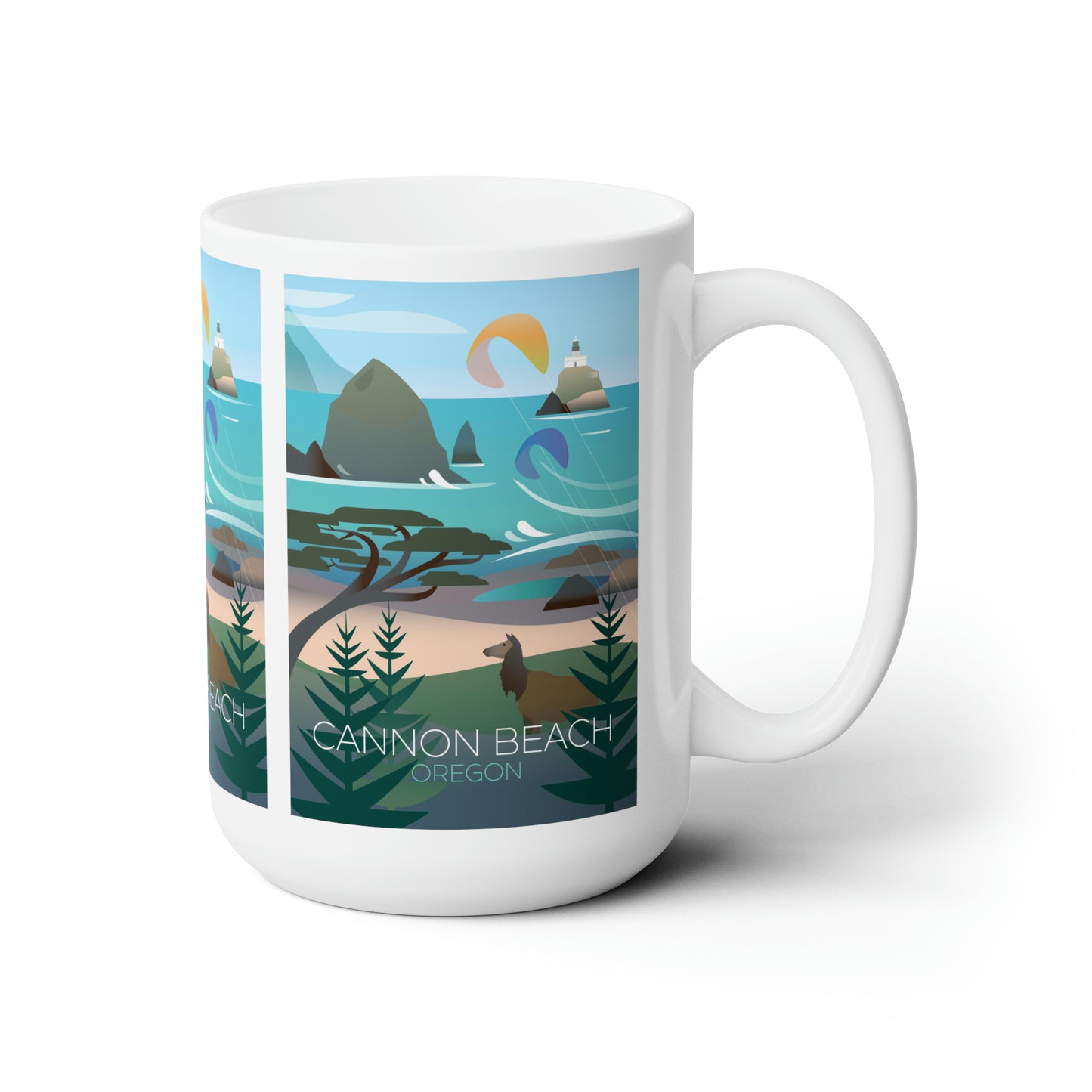 Cannon Beach Ceramic Mug 11oz or 15oz