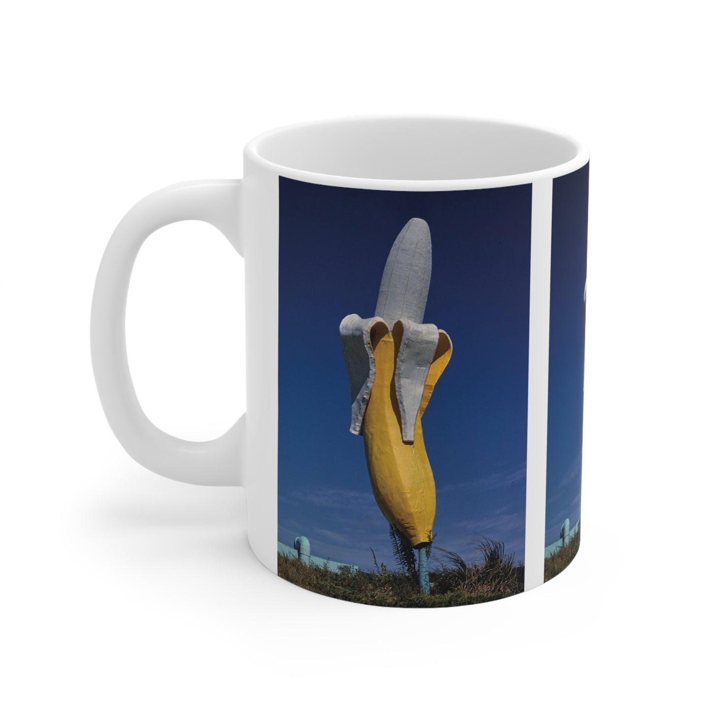 ROADSIDE MUGS – Bananen-Keramikbecher, 325 ml