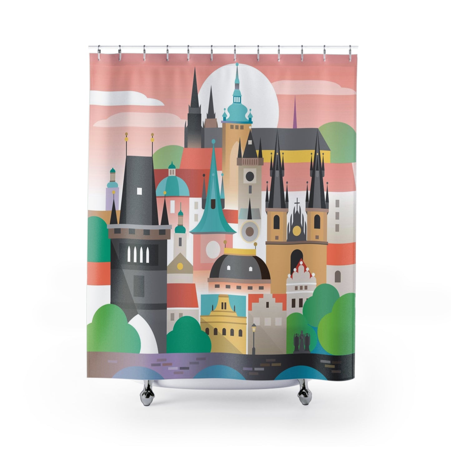 Prague Shower Curtain