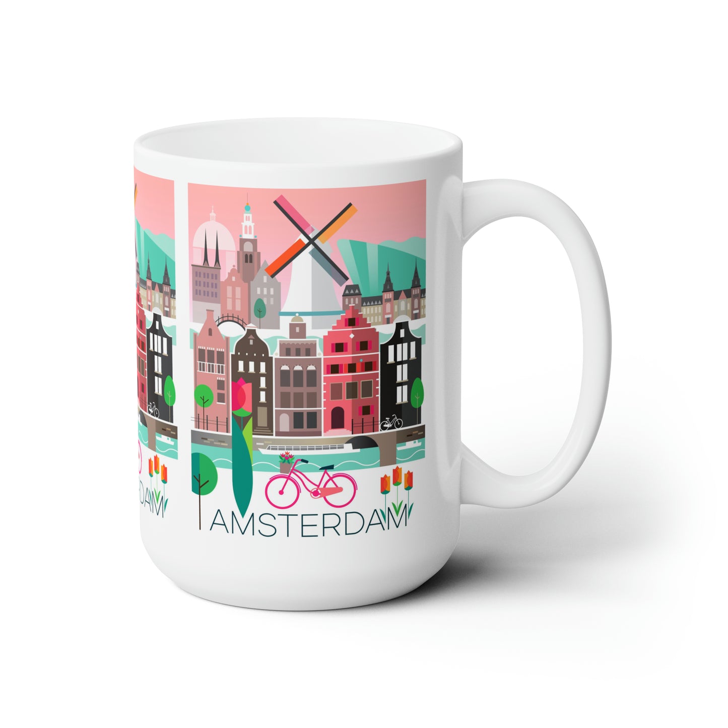 Tasse en céramique Amsterdam 11oz ou 15oz 