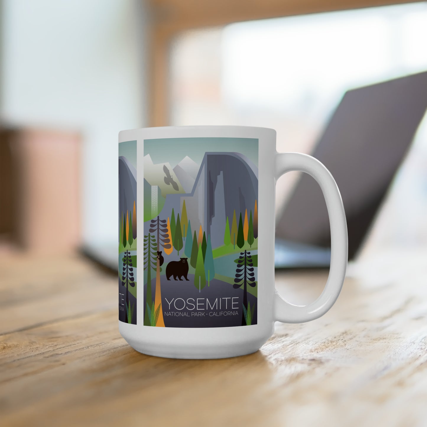 Yosemite National Park Ceramic Mug 11oz or 15oz