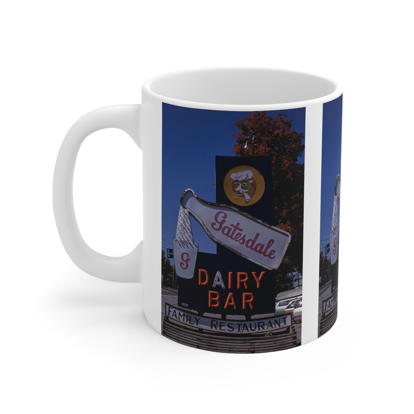 ROADSIDE MUGS - Gatesdale Dairy Bar Keramikbecher 11oz