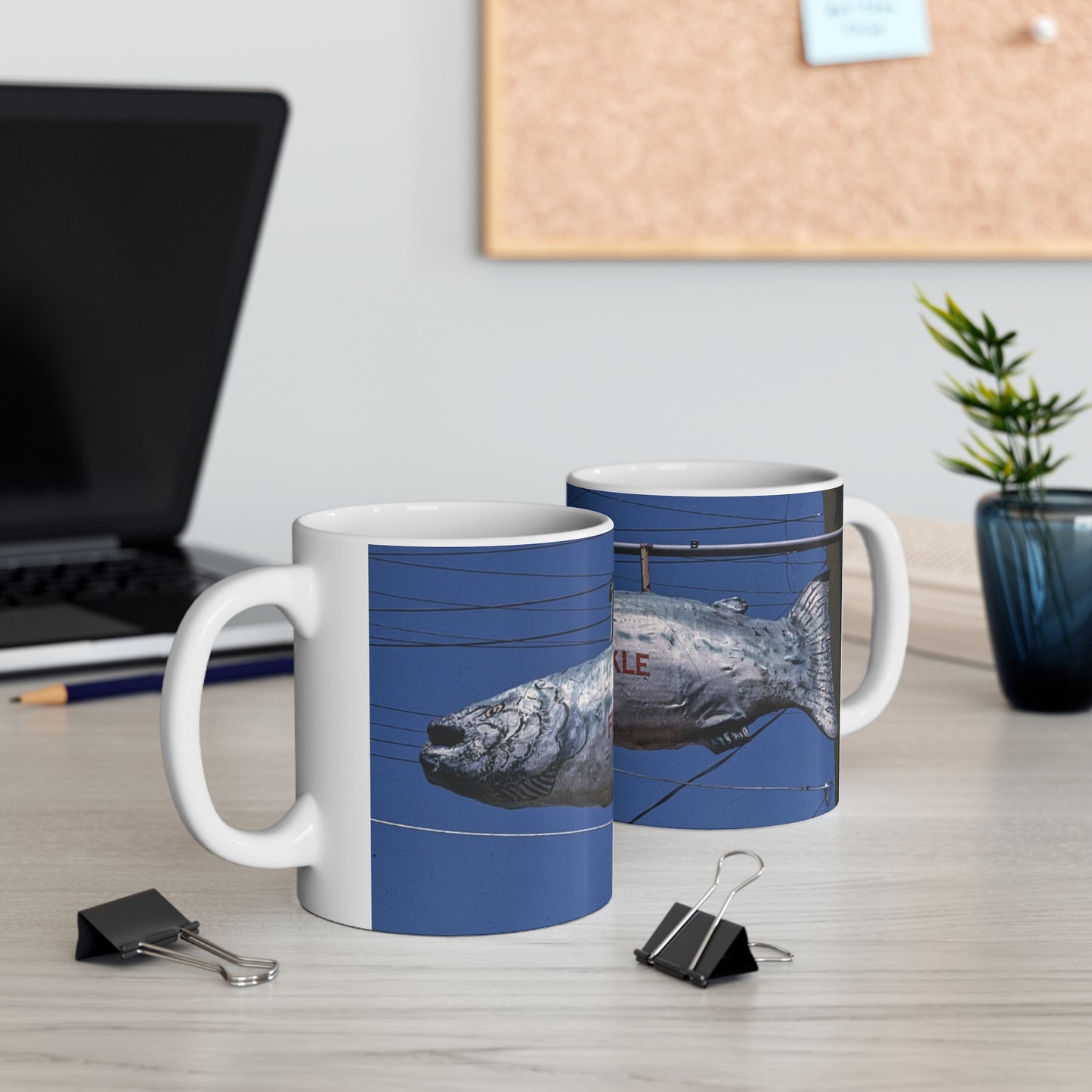 ROADSIDE MUGS - Tasse en céramique pour matériel de pêche 11oz