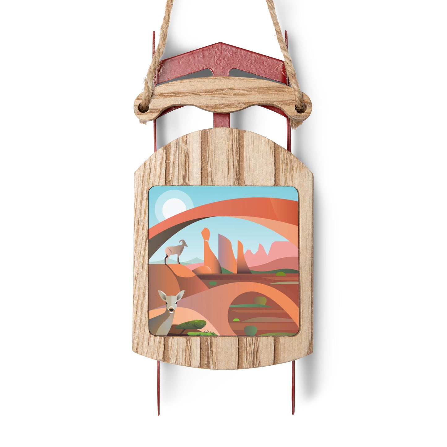 Arches National Park Sled Ornament