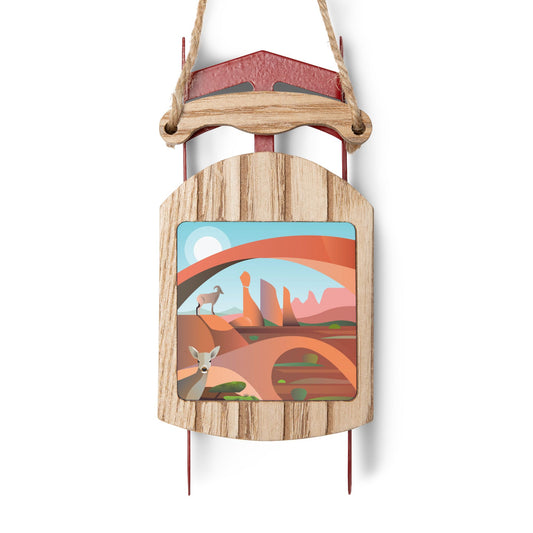 Arches National Park Sled Ornament