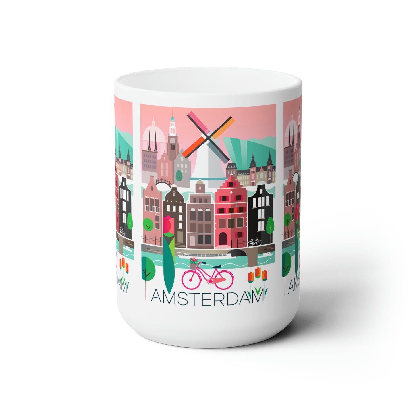 Tasse en céramique Amsterdam 11oz ou 15oz 