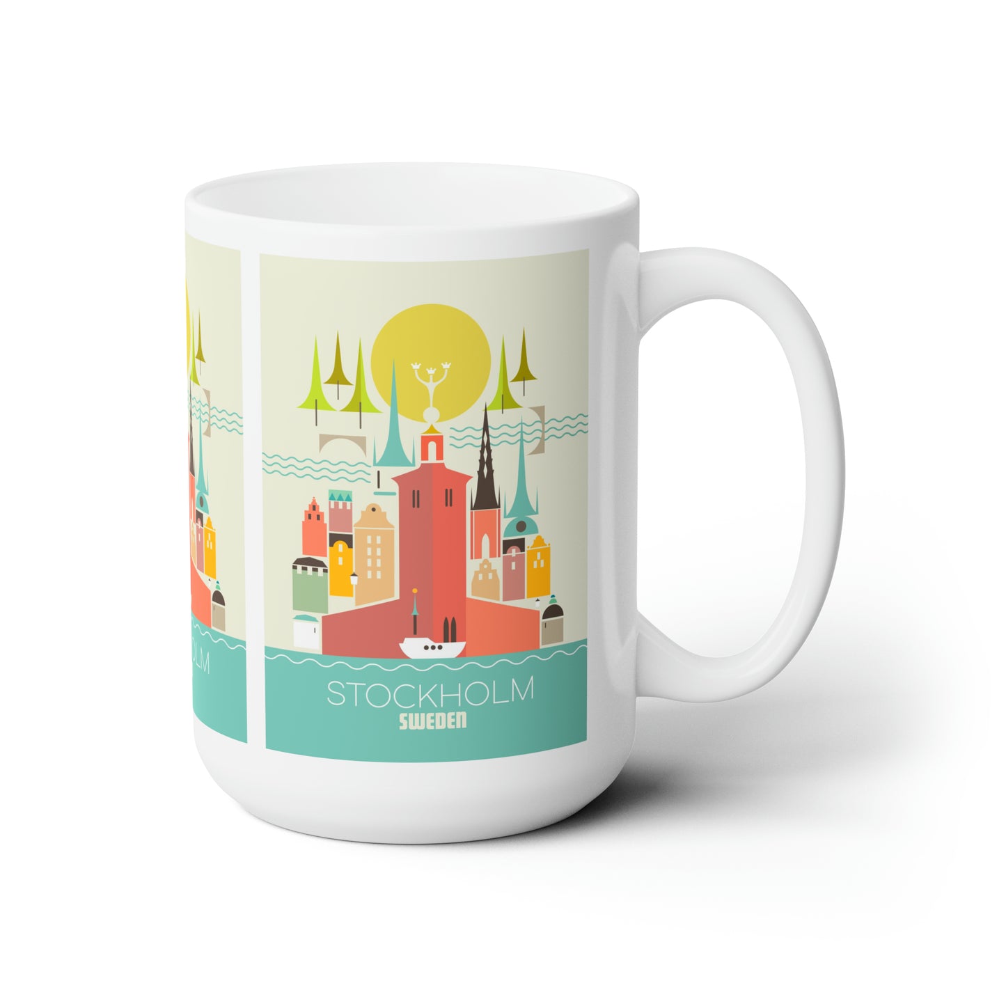 Stockholm Ceramic Mug 11oz or 15oz