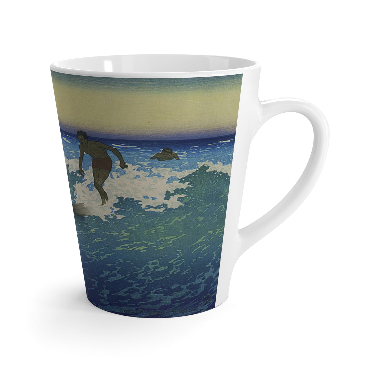 Tasse Latte Surfeurs Vintage