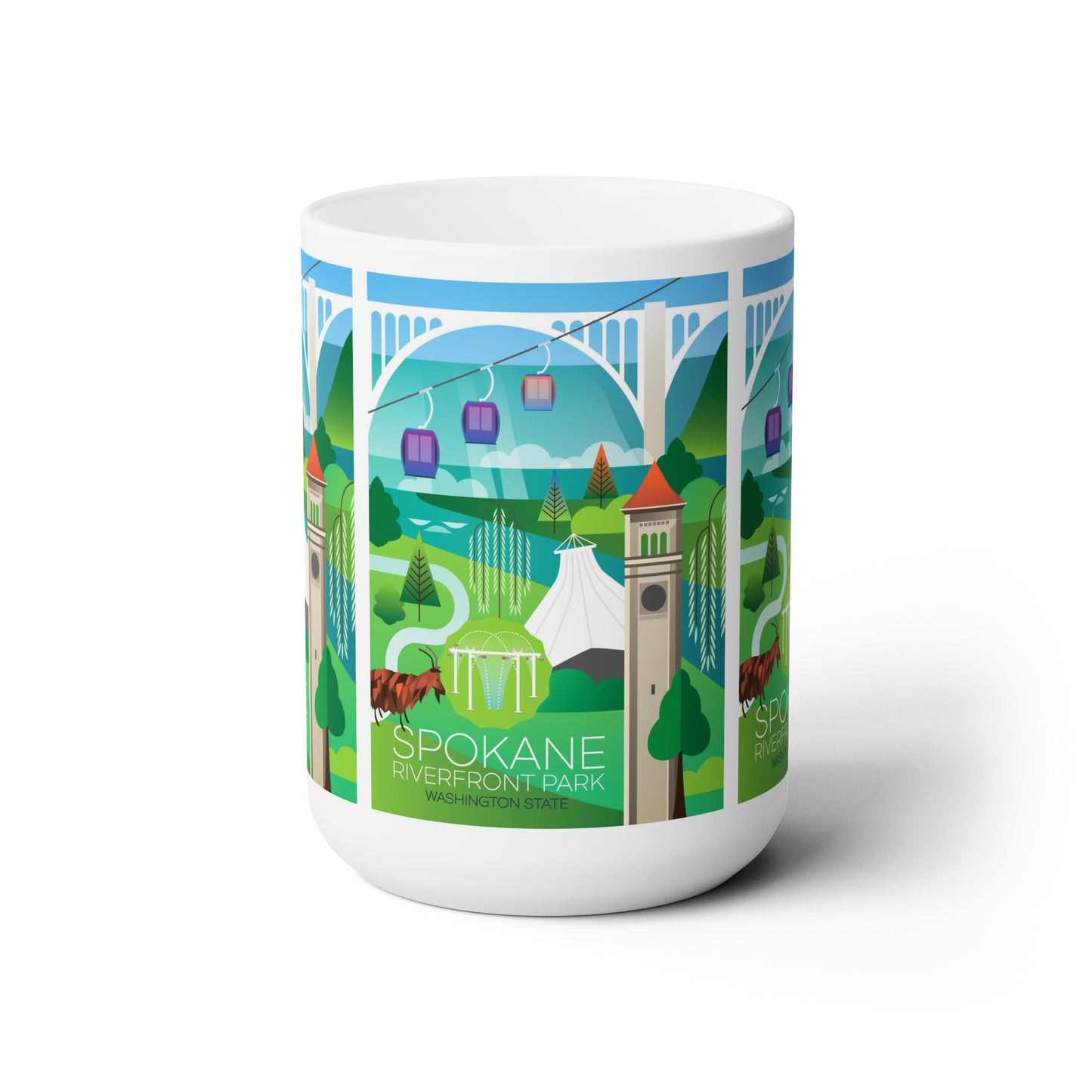 Spokane Ceramic Mug 11oz or 15oz