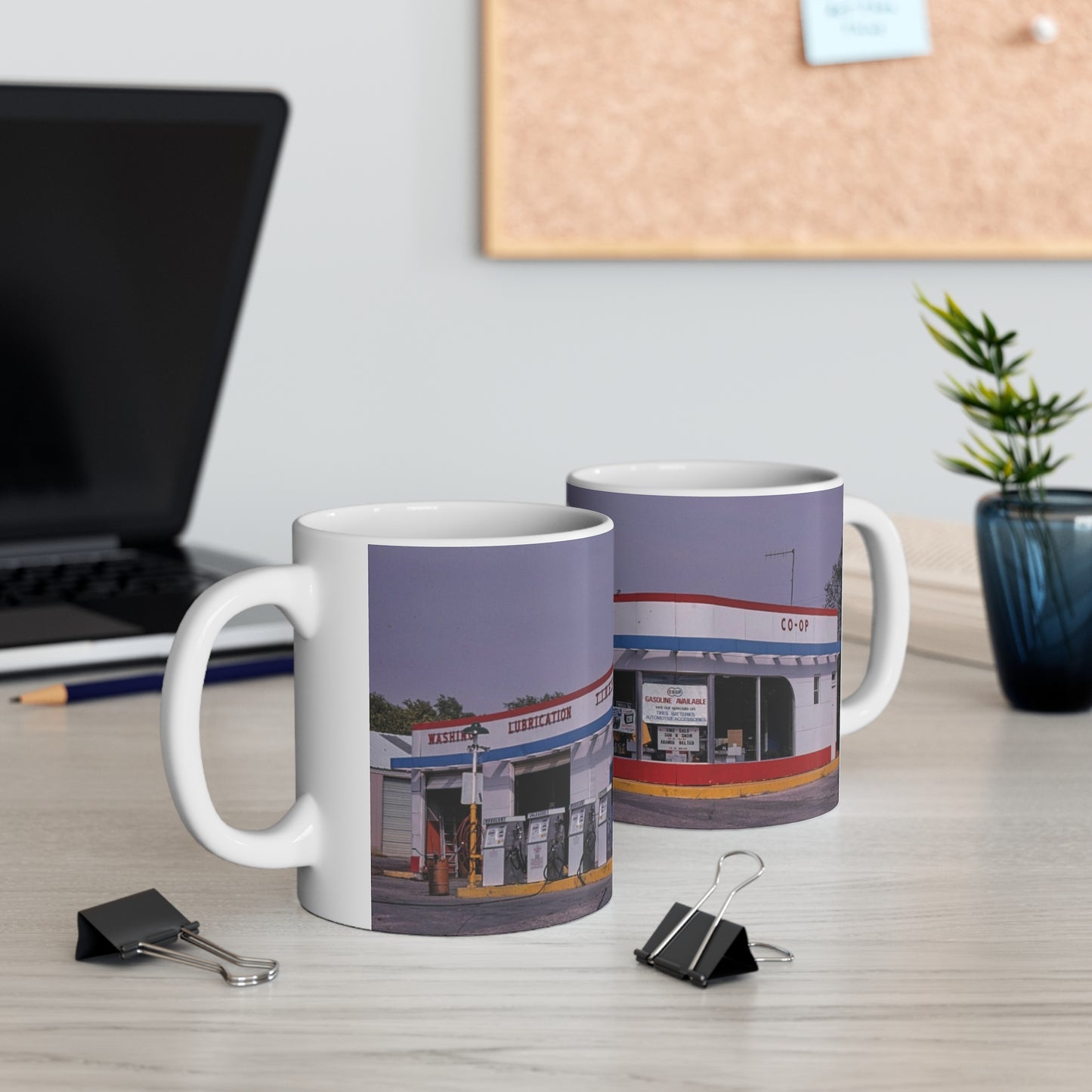 ROADSIDE MUGS - Co-Op Gas Station Ceramic Mug 11oz