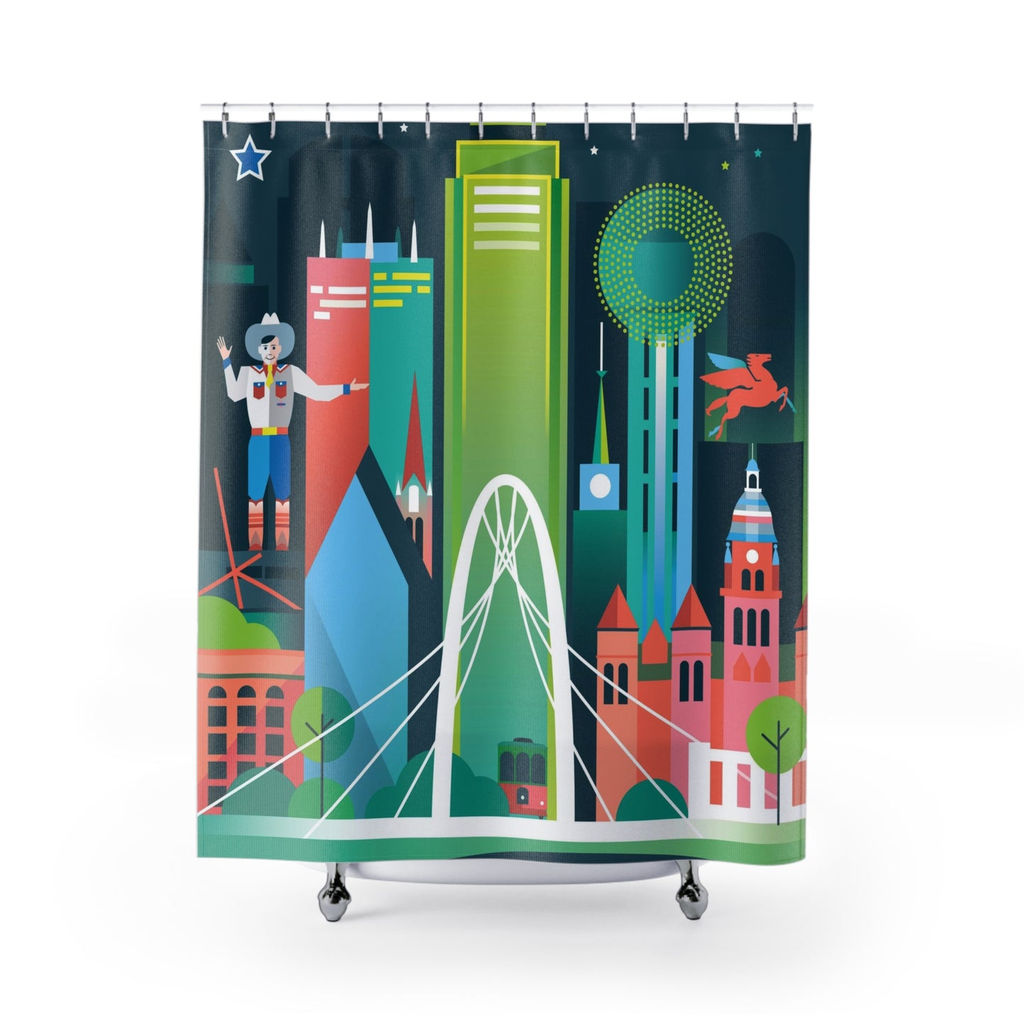 Dallas Shower Curtain