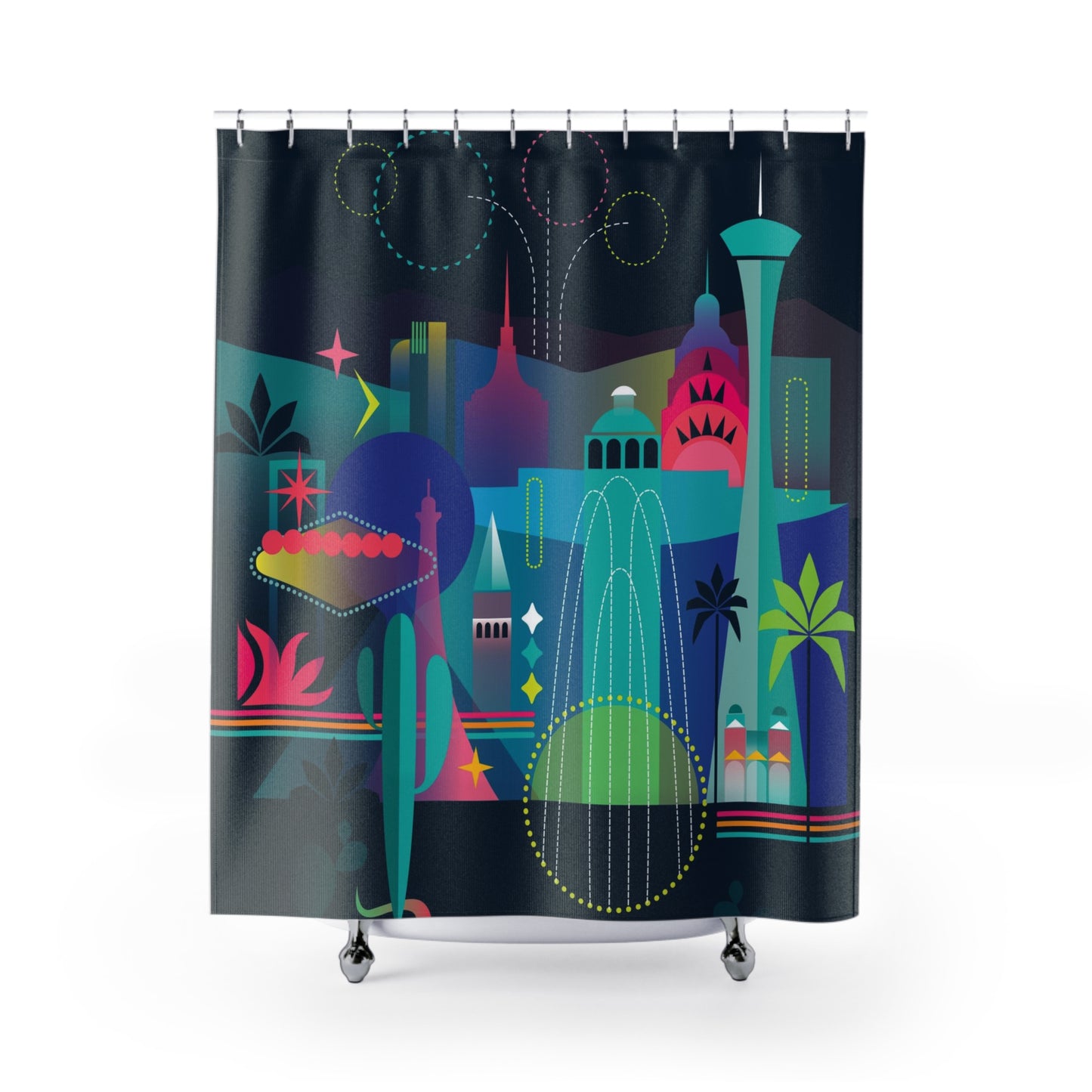 Las Vegas Shower Curtain