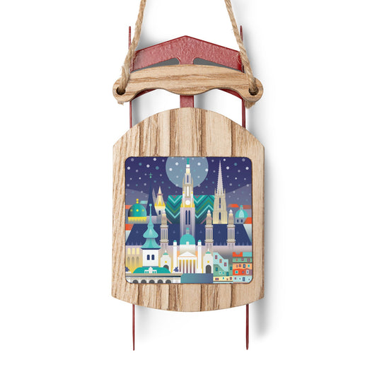 Vienna Sled Ornament