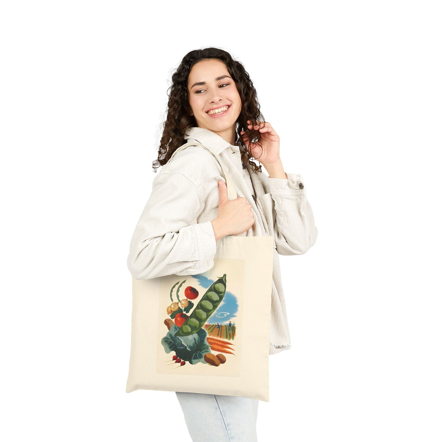 Old-fashioned "Grocery" Tote