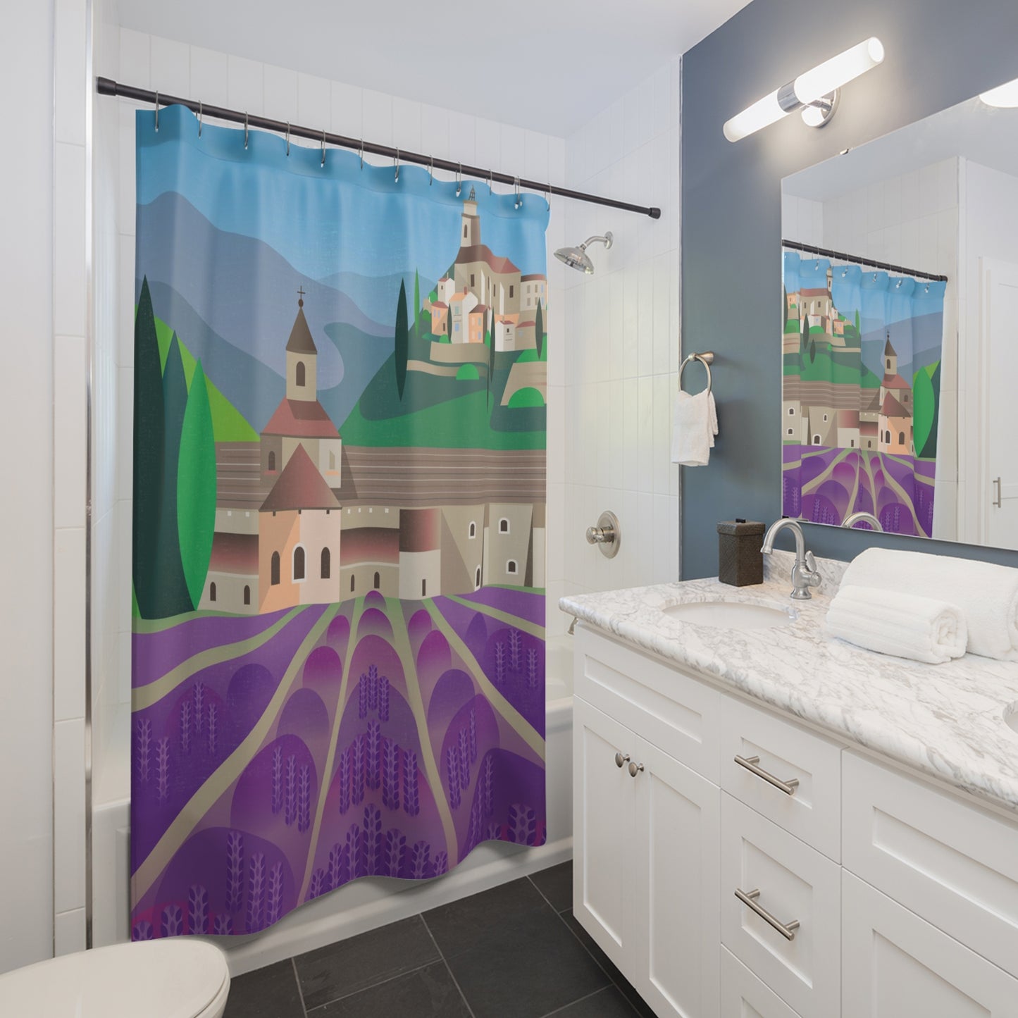 Le Luberon Shower Curtain