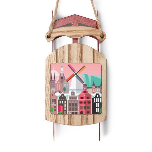 Amsterdam Sled Ornament