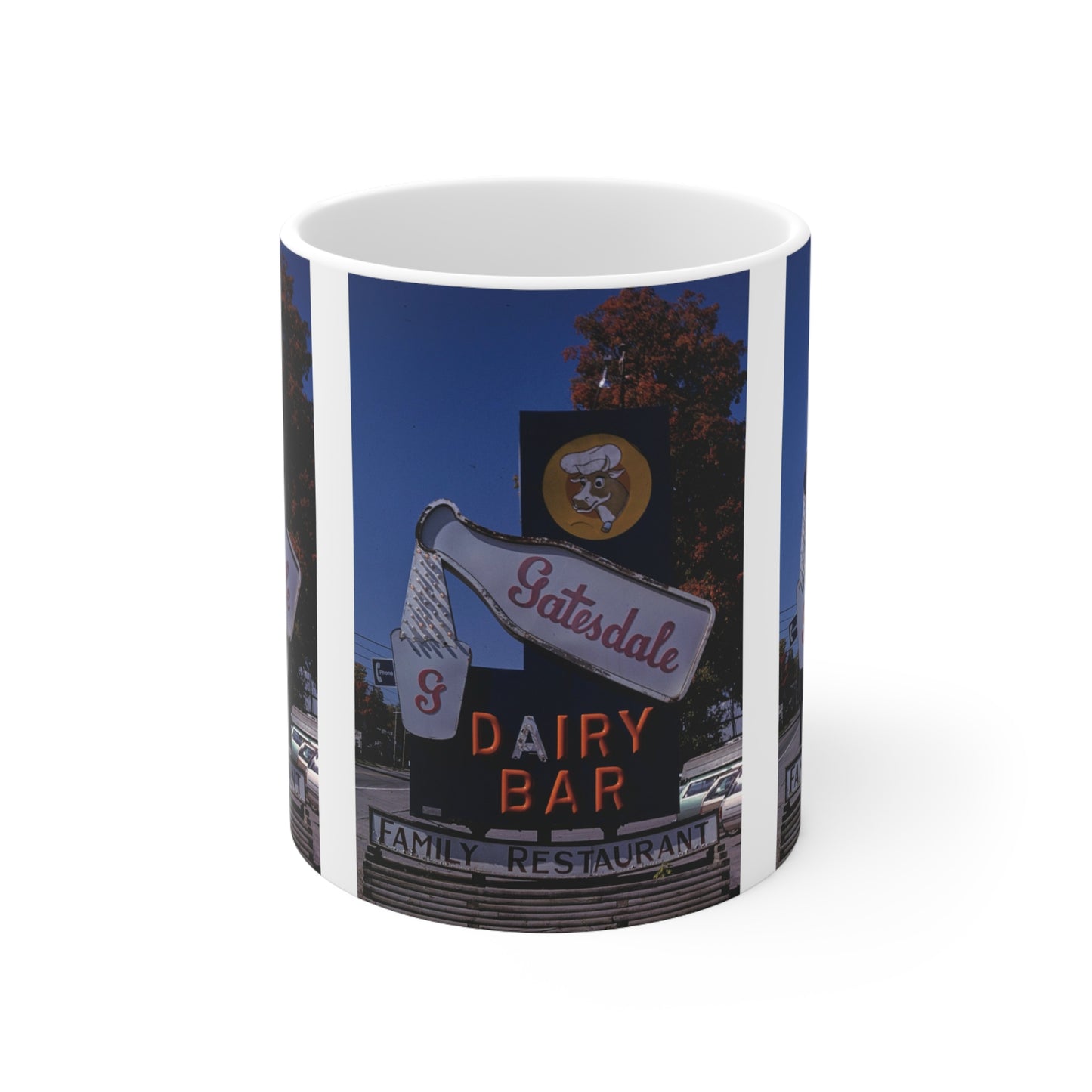 ROADSIDE MUGS - Gatesdale Dairy Bar Keramikbecher 11oz