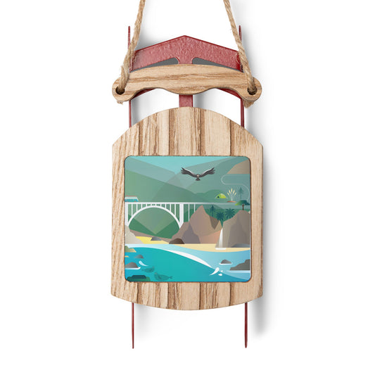 Big Sur Sled Ornament