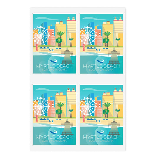 Myrtle Beach Sticker Sheet