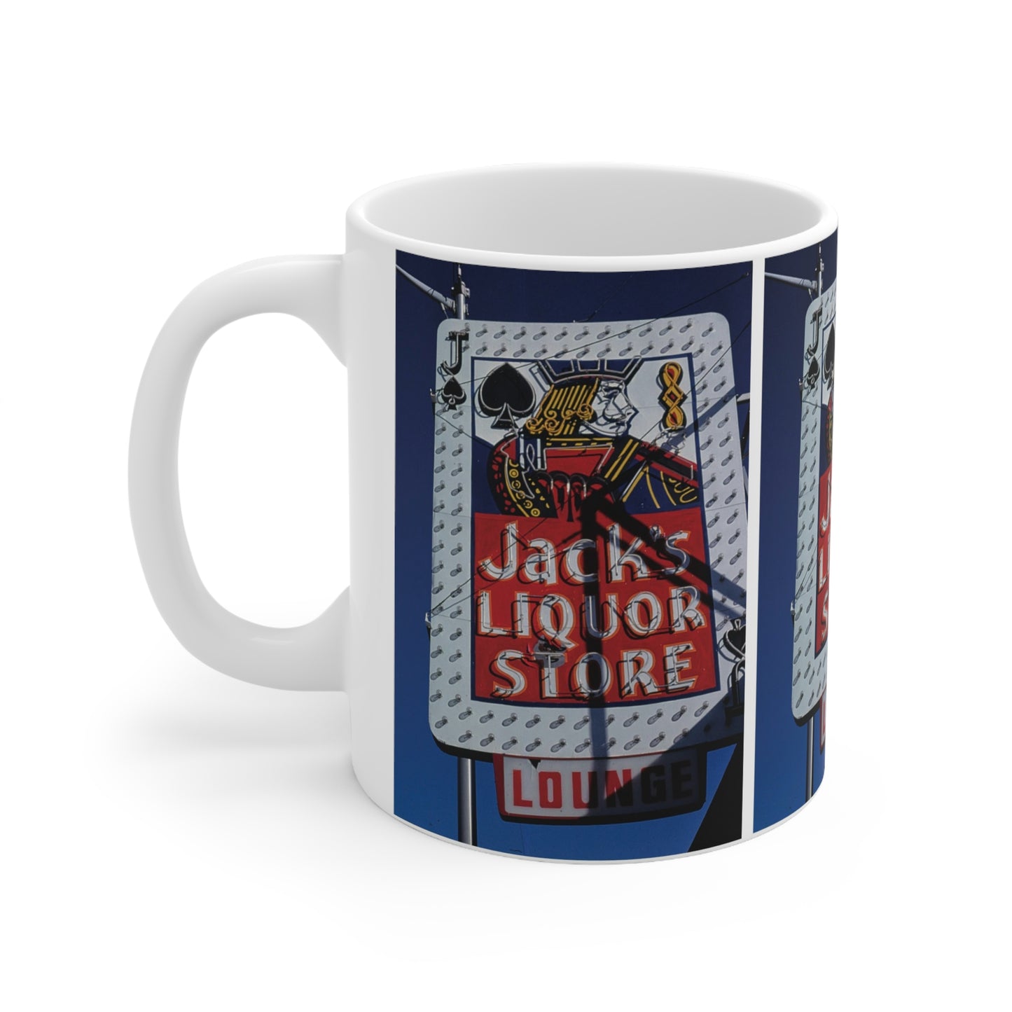 TASSES EN BORD DE ROUTE - Tasse en céramique 11oz de Jack's Liquor Store