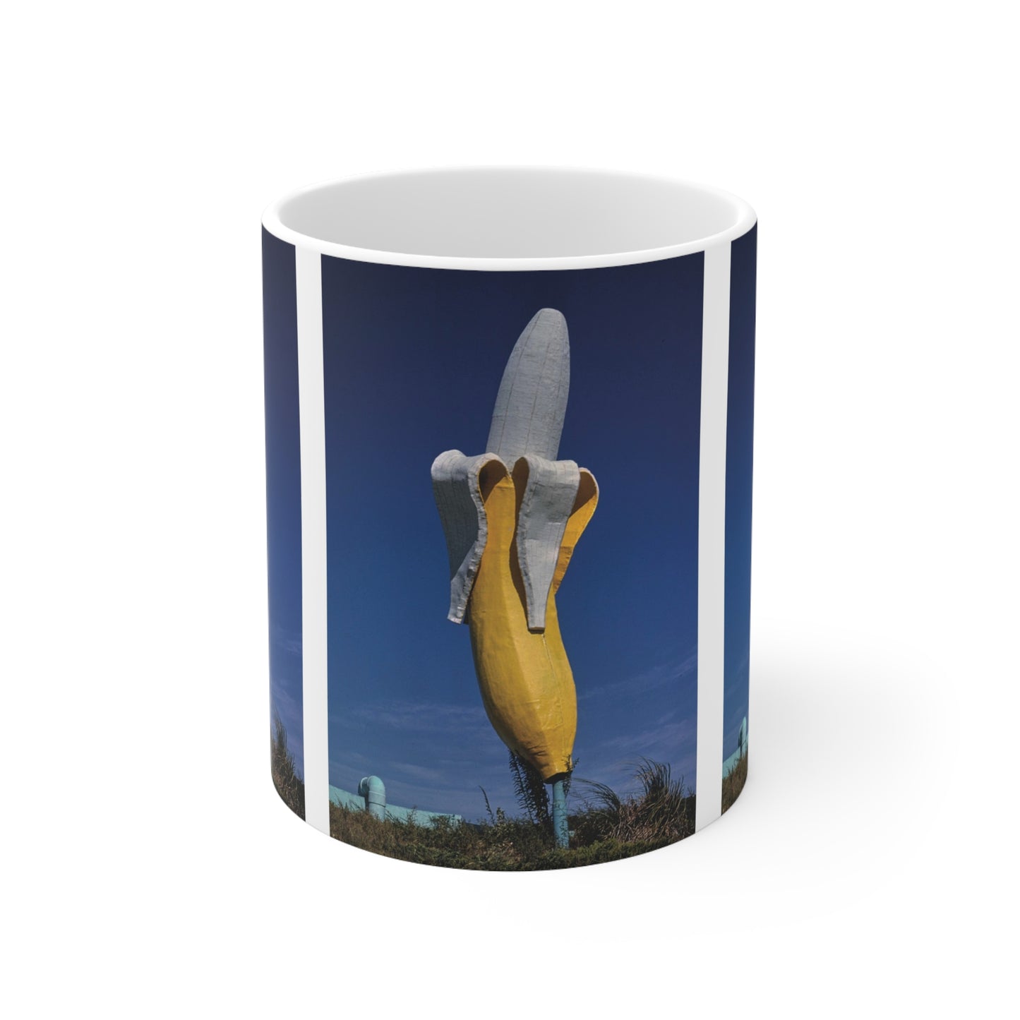 ROADSIDE MUGS – Bananen-Keramikbecher, 325 ml