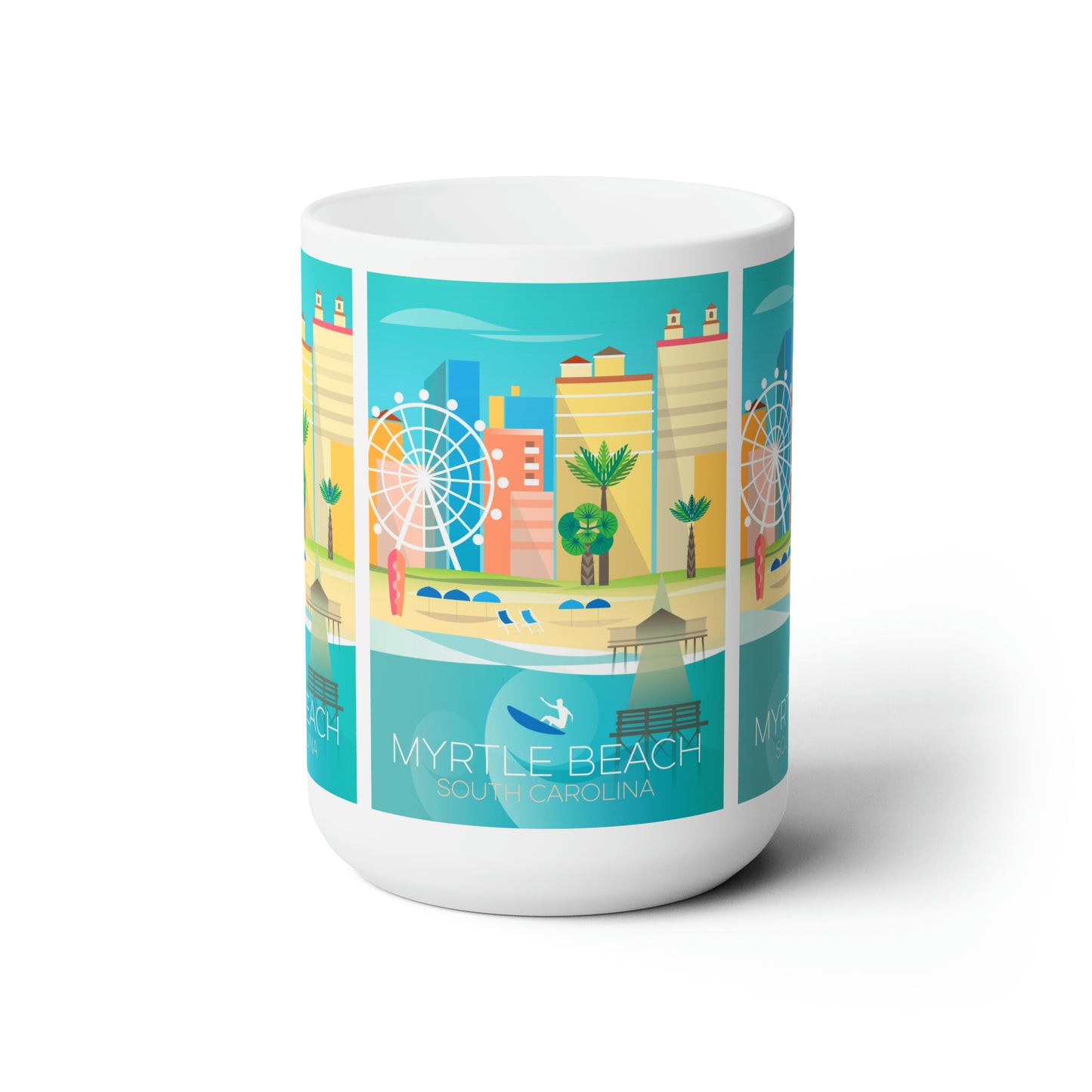 Tasse en céramique Myrtle Beach 11oz ou 15oz 