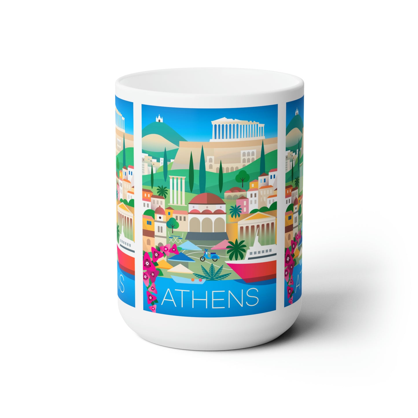 Athens Ceramic Mug 11oz or 15oz