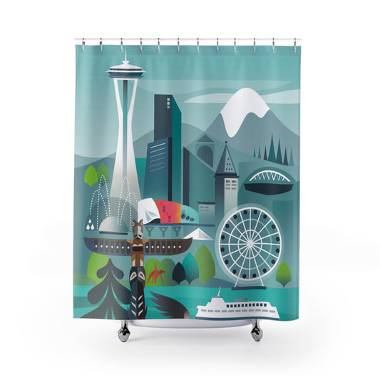 Seattle Shower Curtain