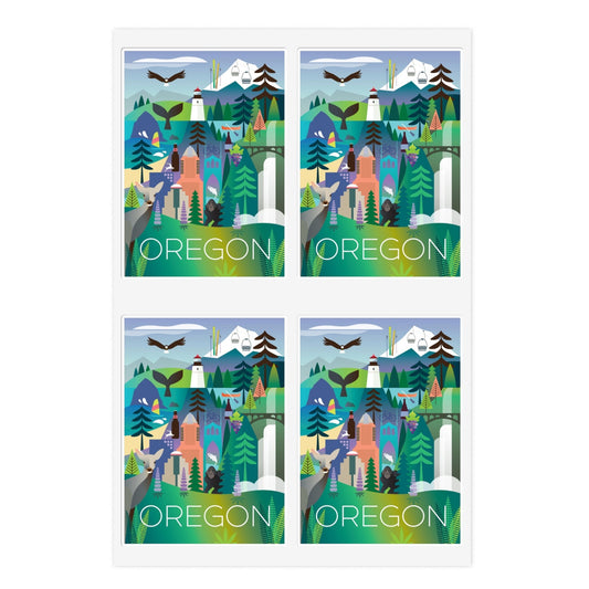 Oregon Sticker Sheet