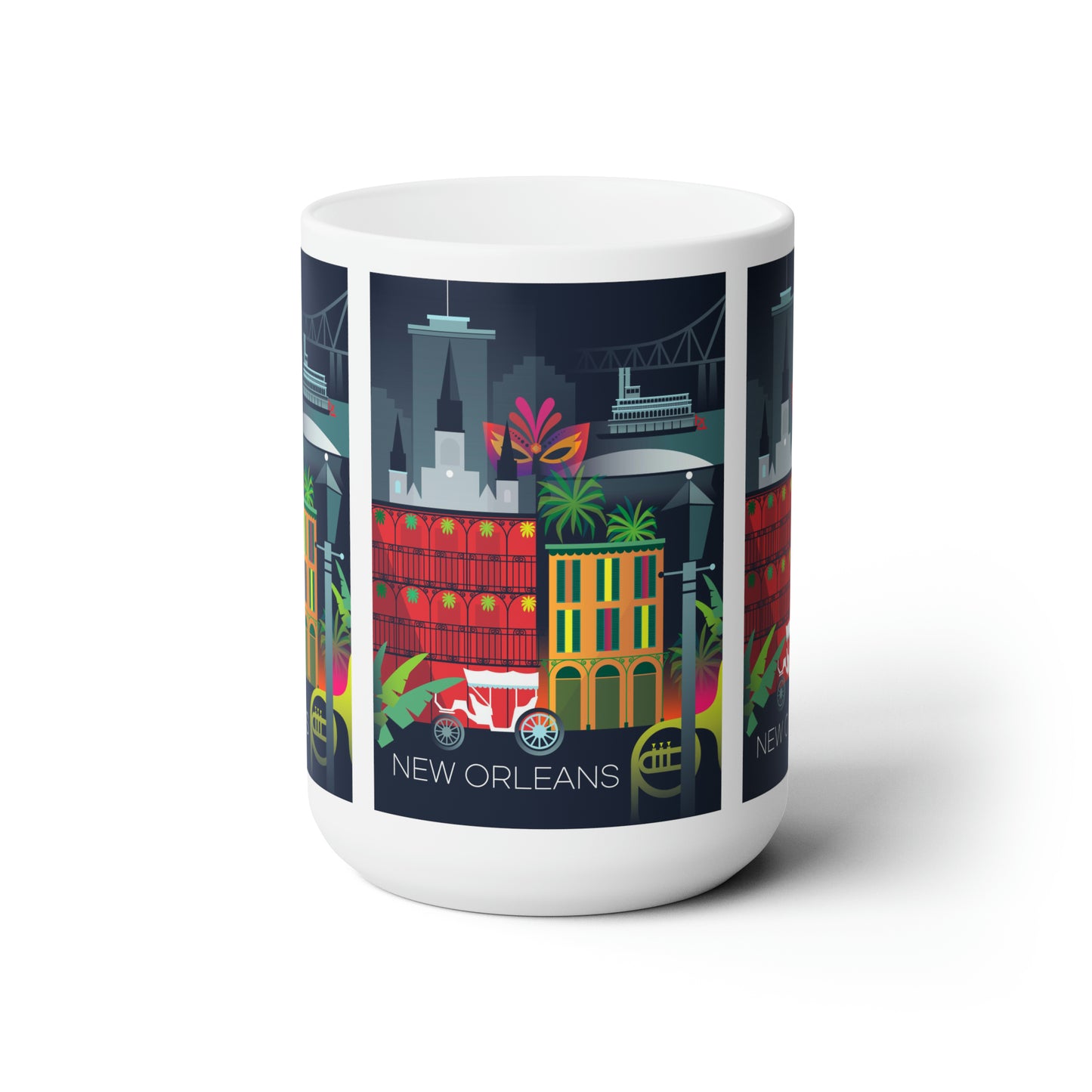 New Orleans Ceramic Mug 11oz or 15oz