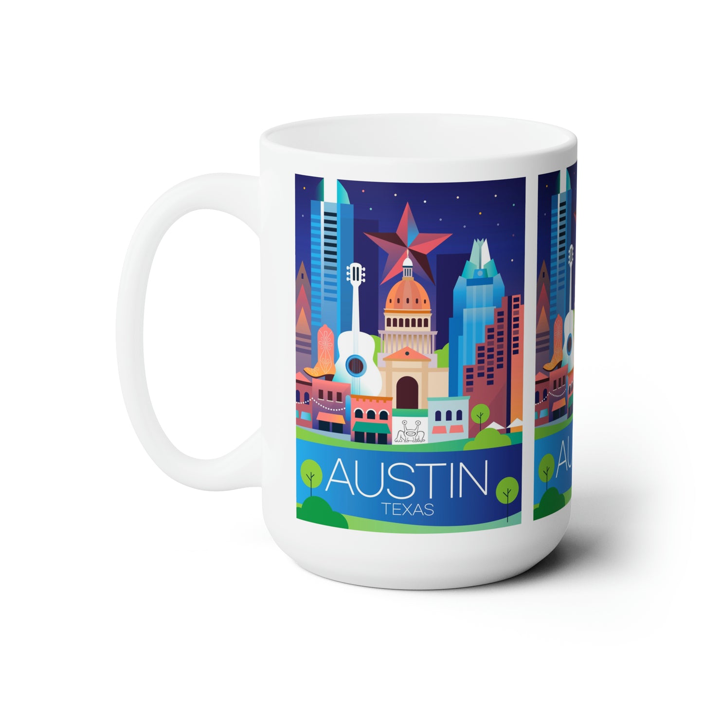 Tasse en céramique Austin 11oz ou 15oz 