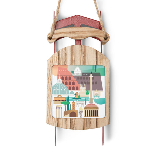 Rome Sled Ornament