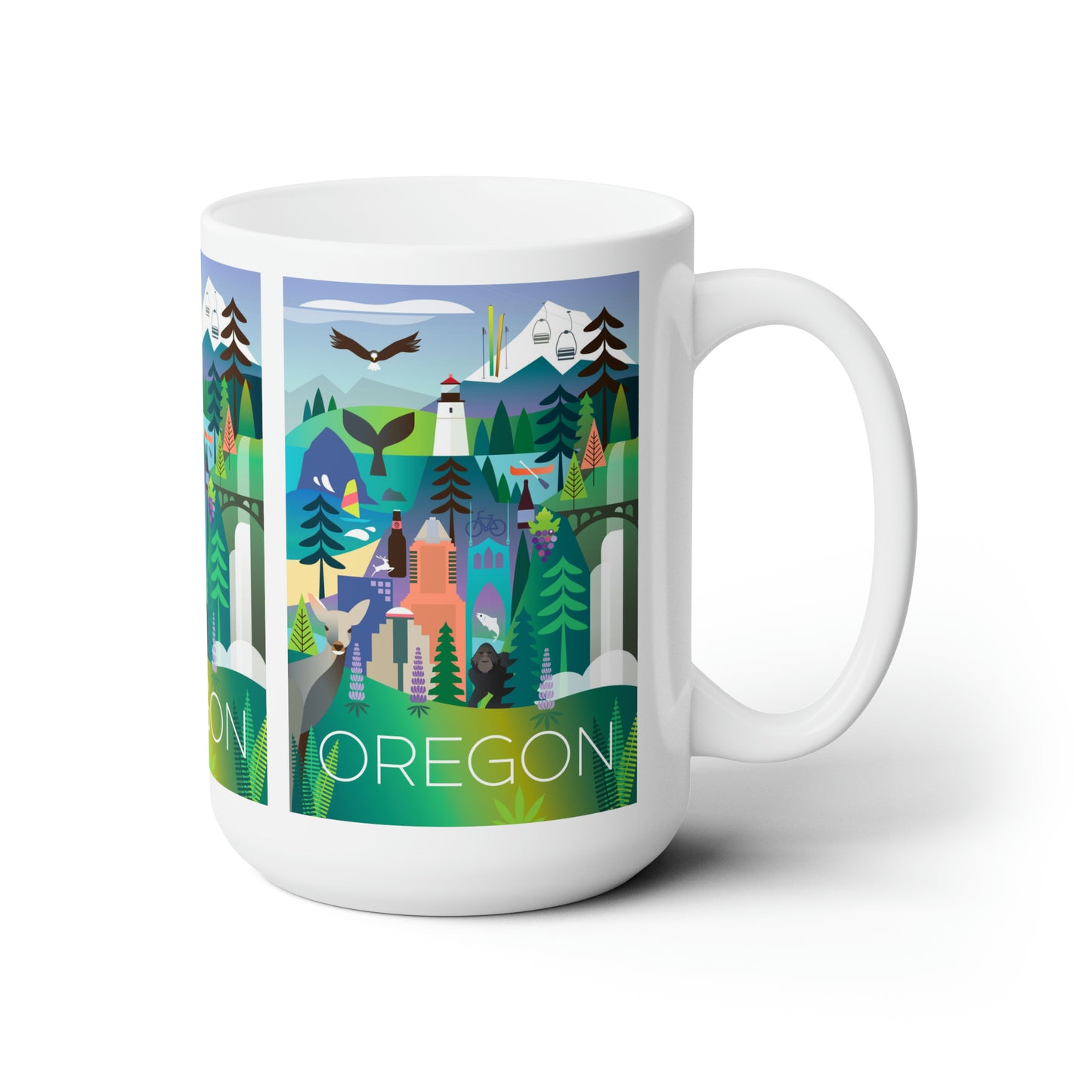 Oregon Ceramic Mug 11oz or 15oz