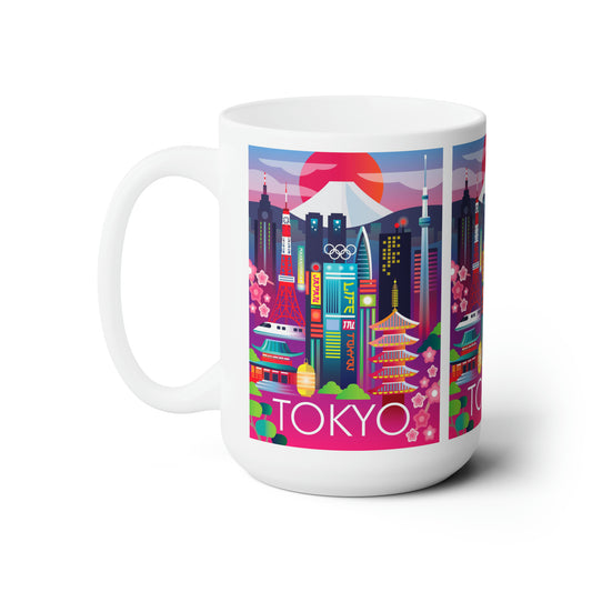 Tasse en céramique Tokyo 11oz ou 15oz 