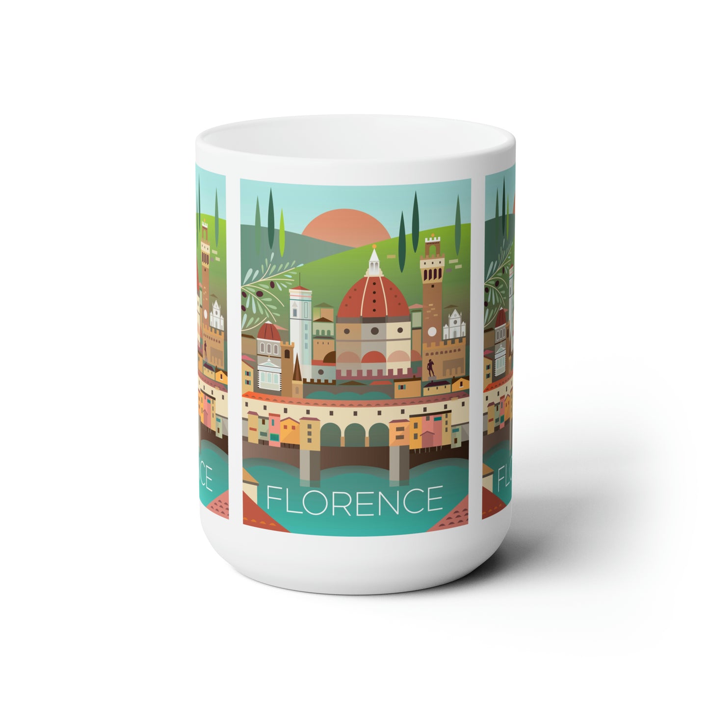 Tasse en céramique Florence 11oz ou 15oz