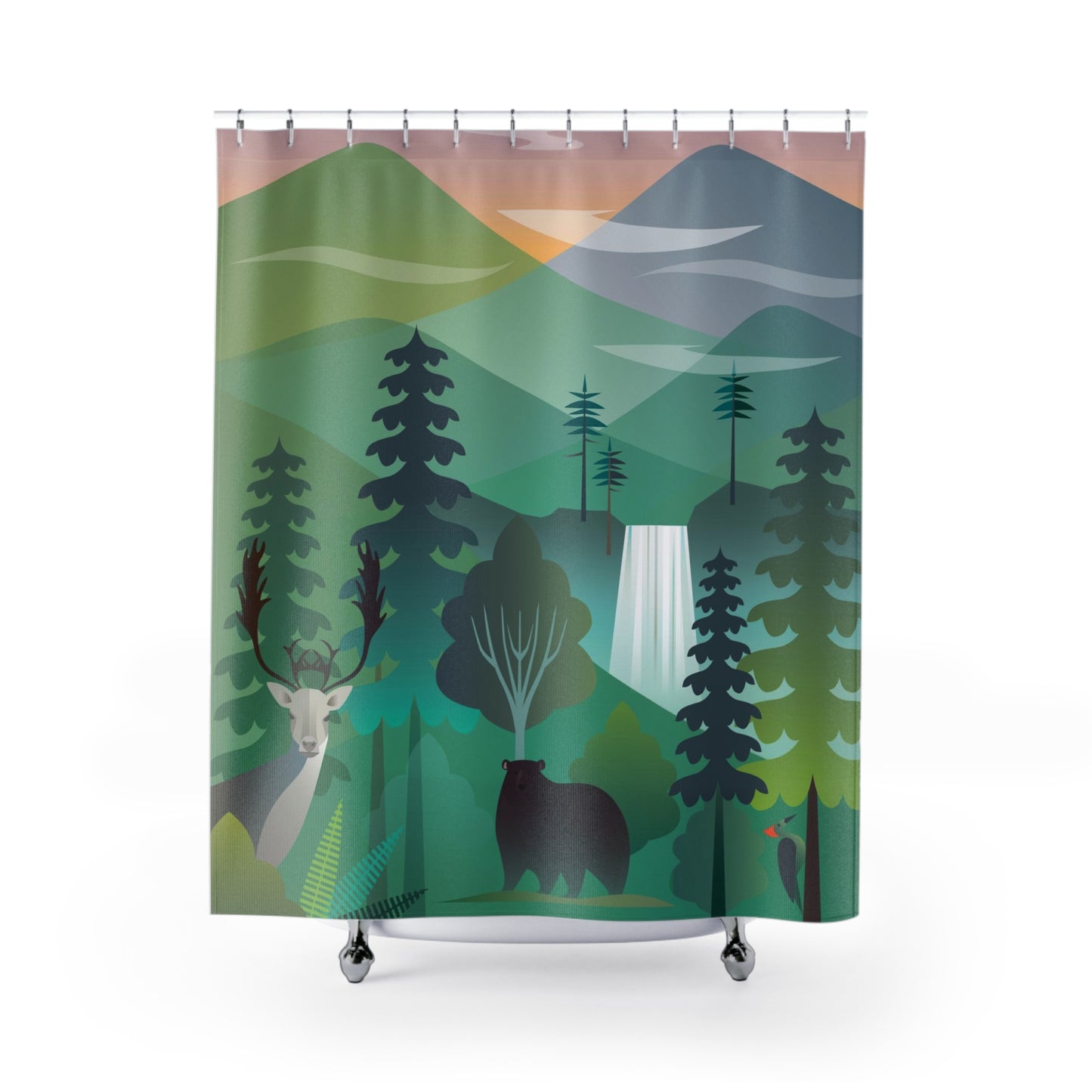 Great Smoky Mountains National Park Shower Curtain