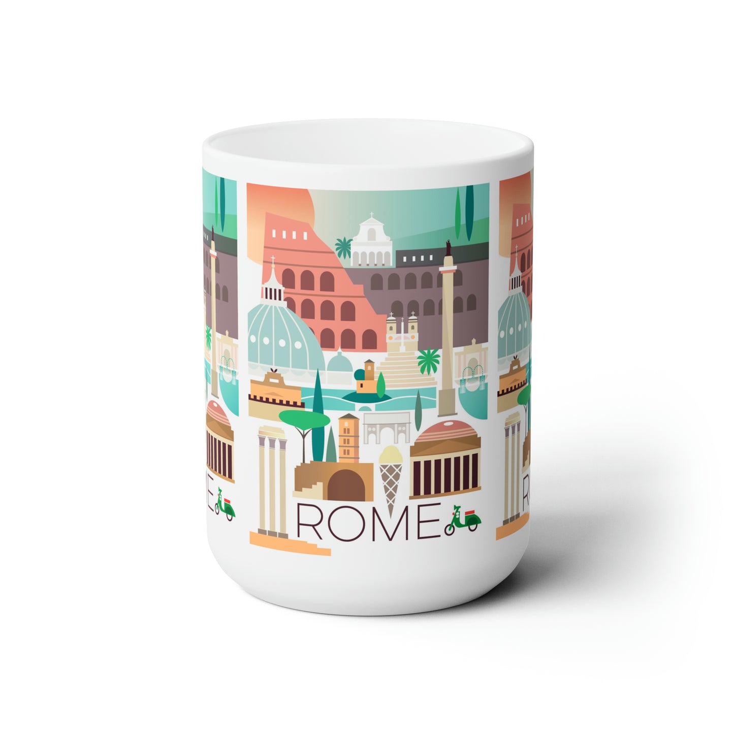 Rome Ceramic Mug 11oz or 15oz