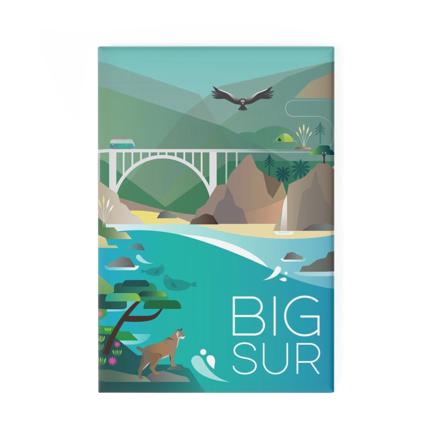 BIG SUR REFRIGERATOR MAGNET