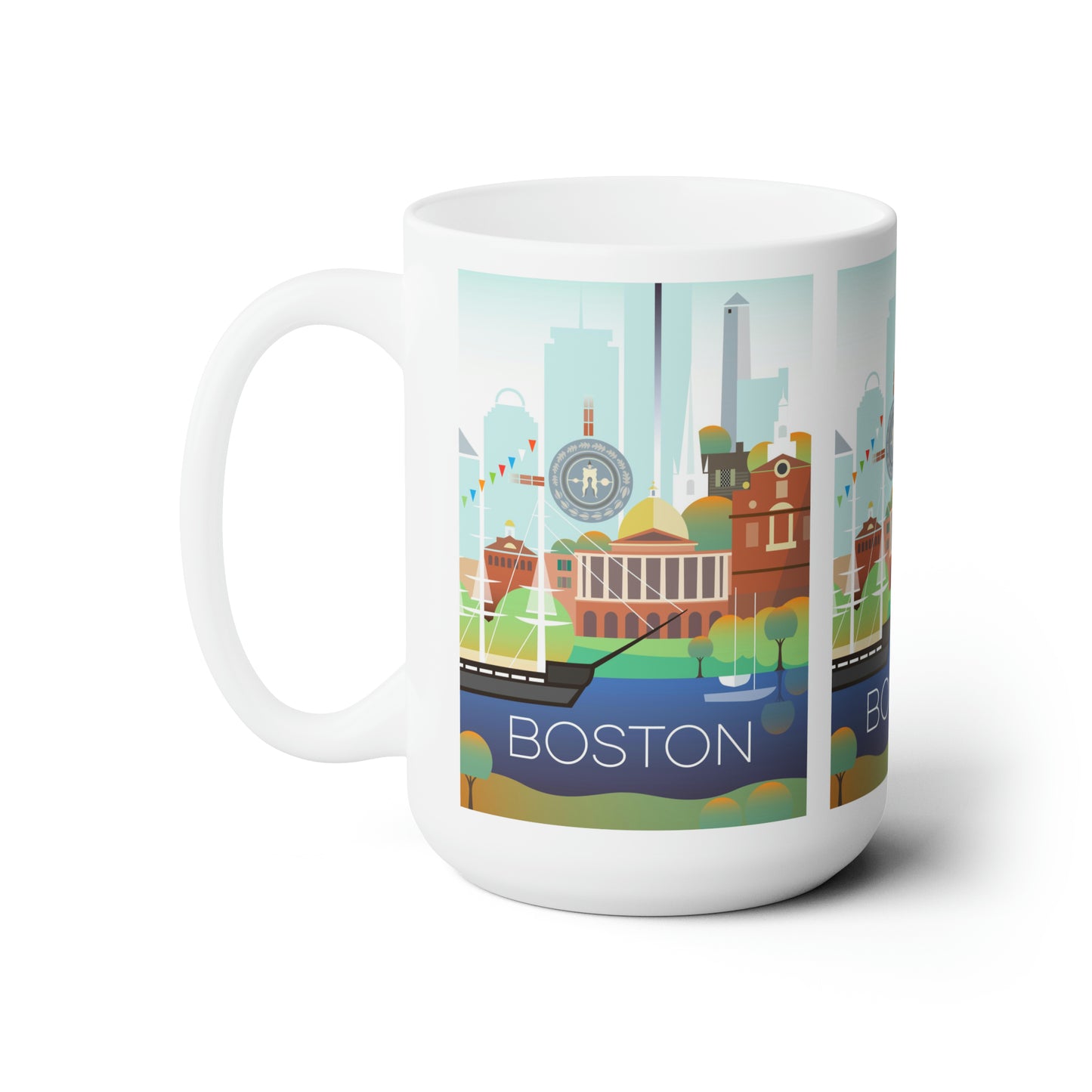 Boston Keramiktasse 11oz oder 15oz 