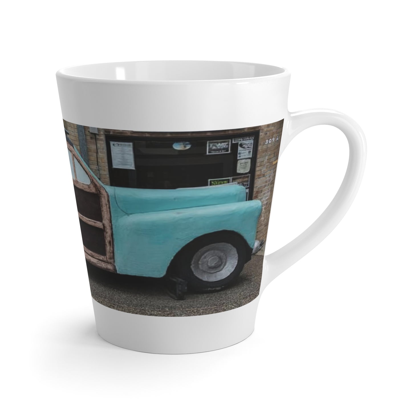 Vintage Woodie Latte Mug