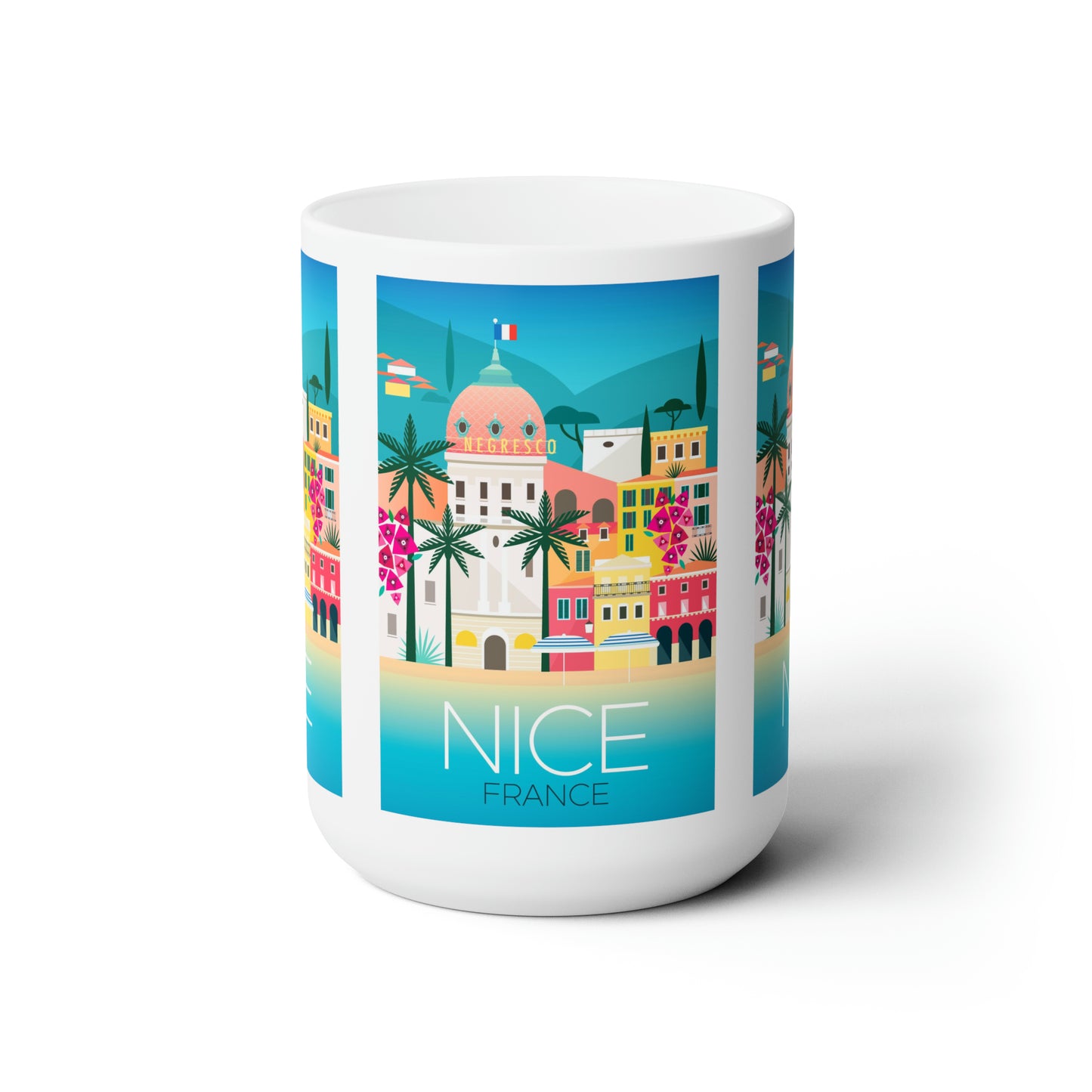 Nice, France Ceramic Mug 11oz or 15oz