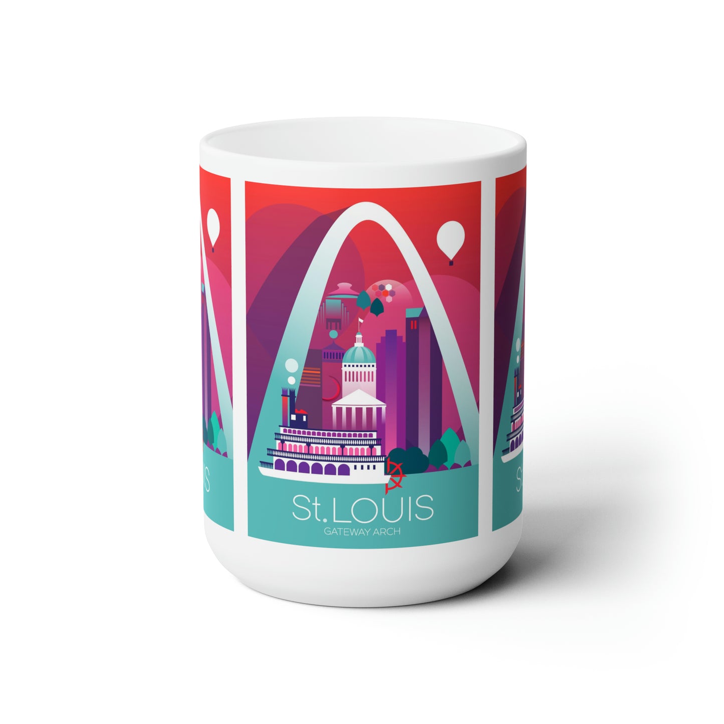 St Louis Ceramic Mug 11oz or 15oz