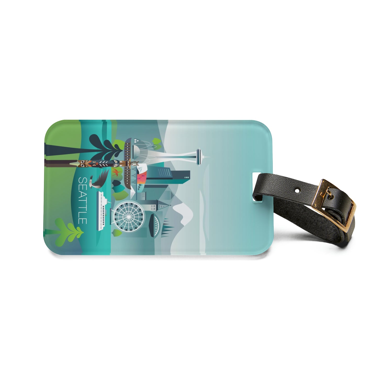 Seattle Luggage Tag