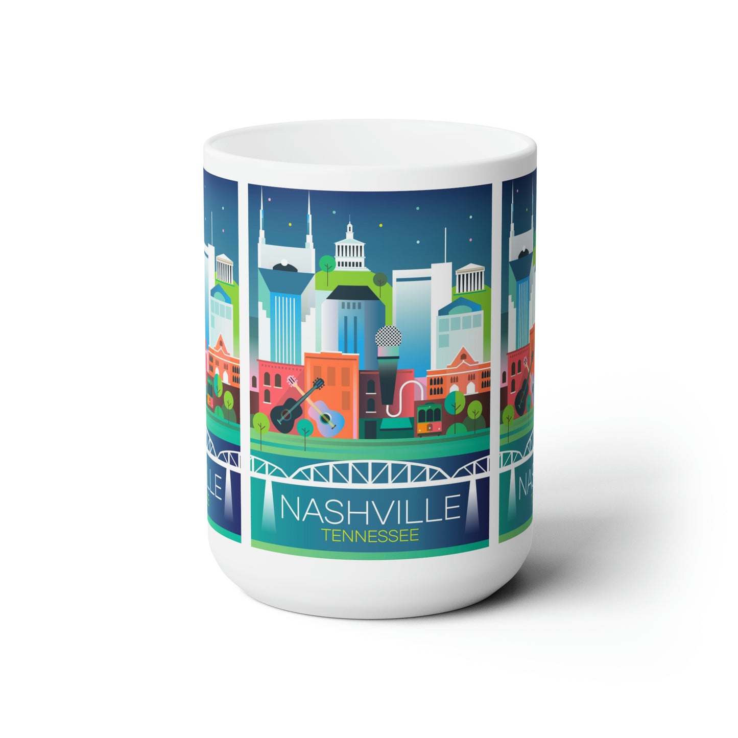 Tasse en céramique Nashville 11oz ou 15oz