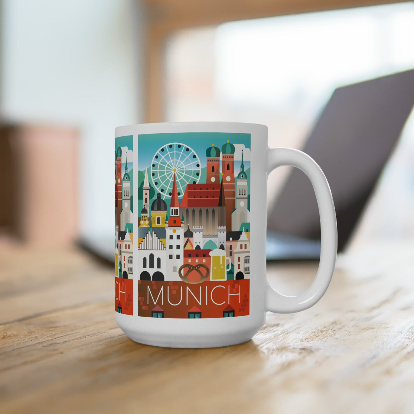 Tasse en céramique Munich 11oz ou 15oz 