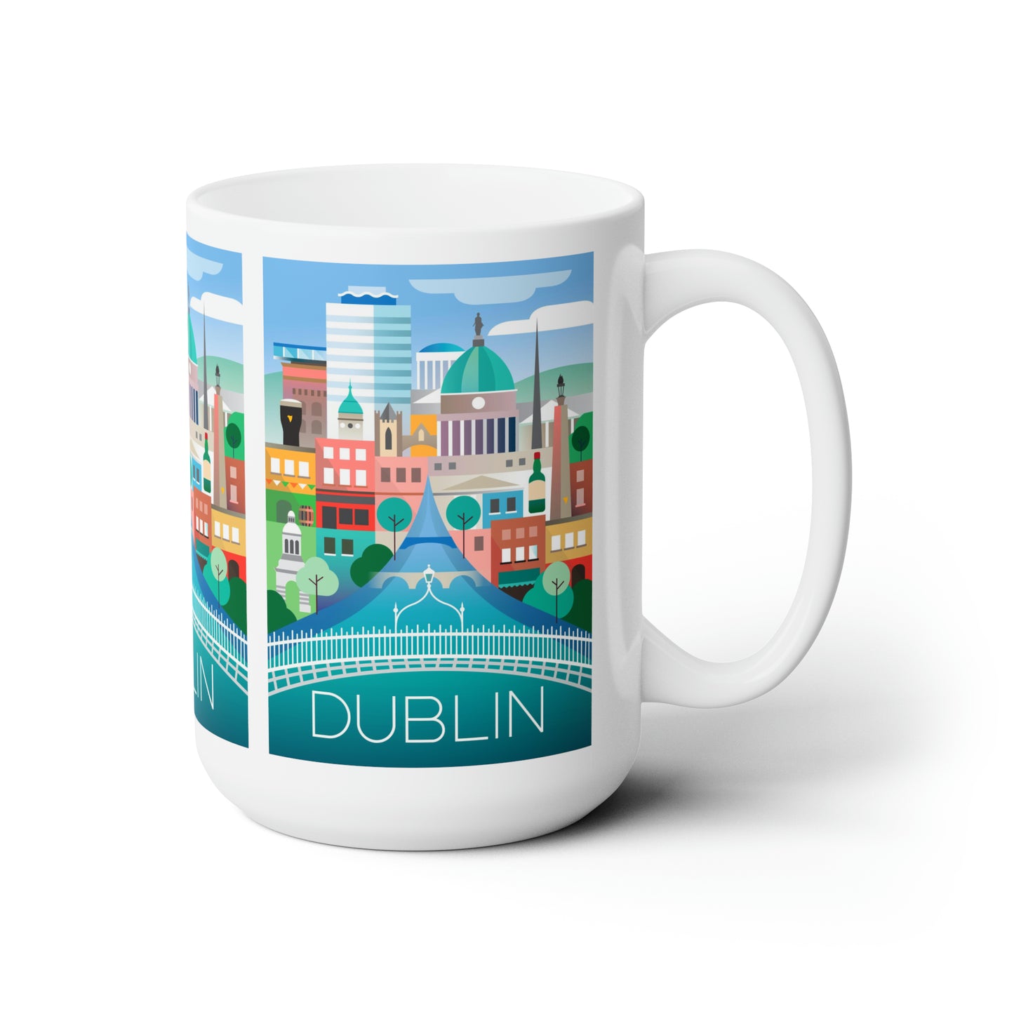 Tasse en céramique Dublin 11oz ou 15oz