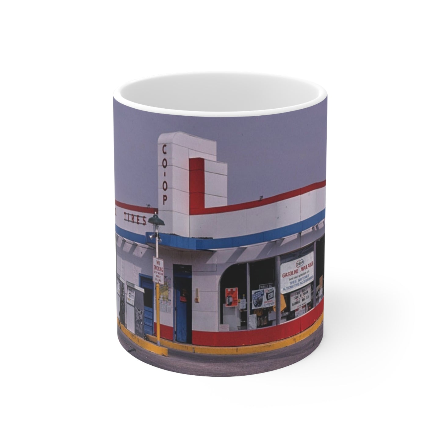 ROADSIDE MUGS - Co-Op Tankstelle Keramikbecher 11oz