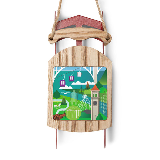 Spokane Sled Ornament