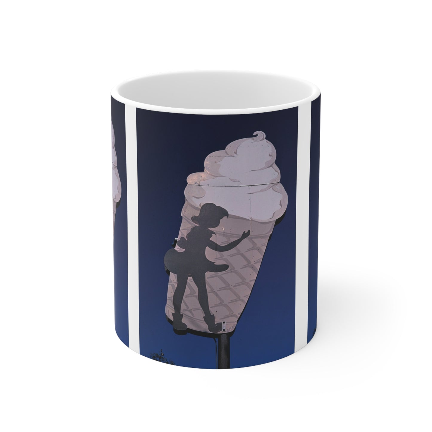 ROADSIDE MUGS - Tasse en céramique de crème glacée de Miss Lisa 11oz