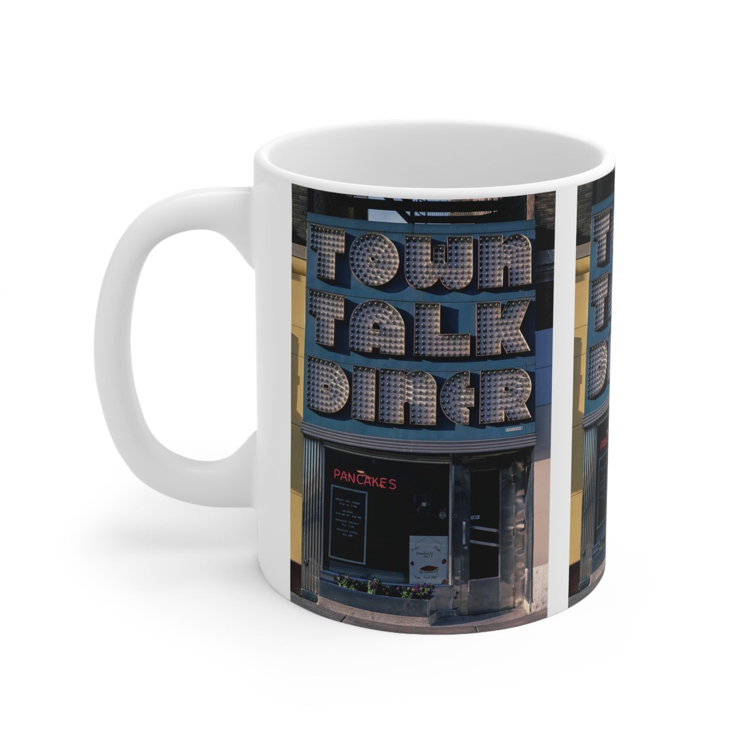 ROADSIDE MUGS - Tasse en céramique Town Talk Diner 11oz